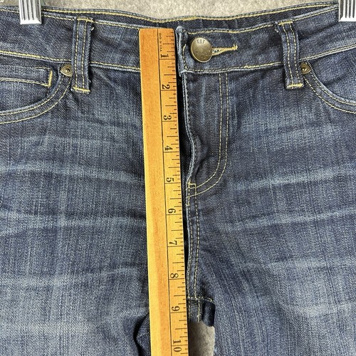 Kut From The Kloth Bermuda Jean Shorts Womens 6 Blue Dark Wash Denim Casual - Picture 7 of 11