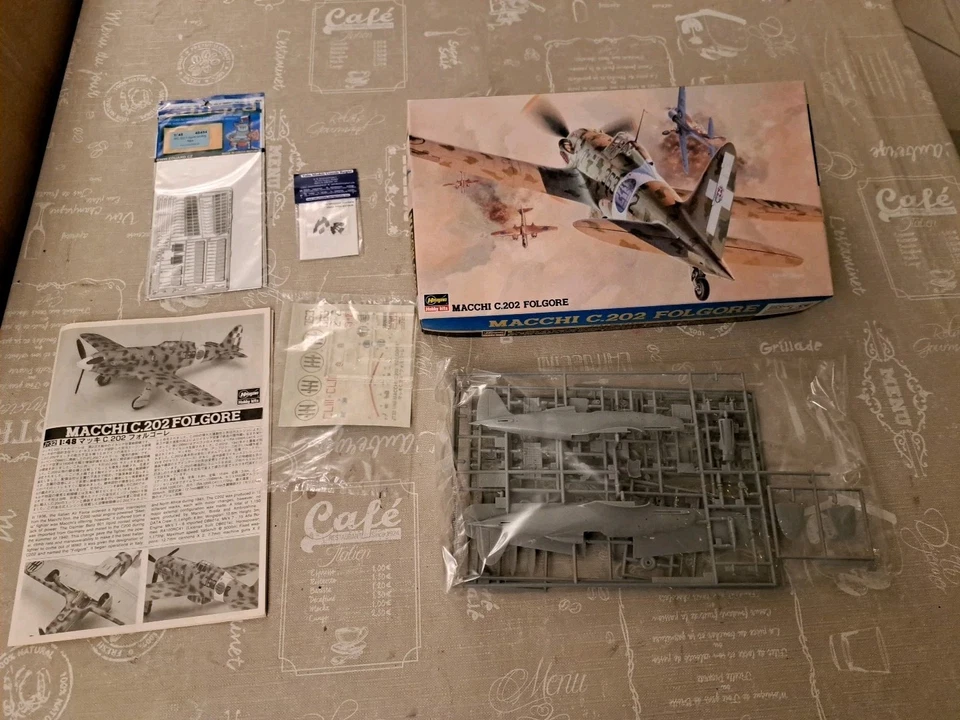 Macchi MC.202 Folgore Hasegawa 1/48 +Extra Photoetch Cockpit Flap - Immagine 2 di 4