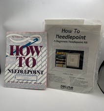 Full Kit 1988 Vtg National Needlework Association How To Needlepoint Volume One