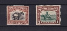 North Borneo 1909/39 1c (2) SG159/303 MH BP15812