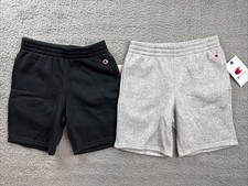 Champion Boys Youth Small 8 Signature Fleece Pull on Shorts Lot of 2