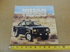 1987 Nissan Truck pickup sales brochure 24pg ...