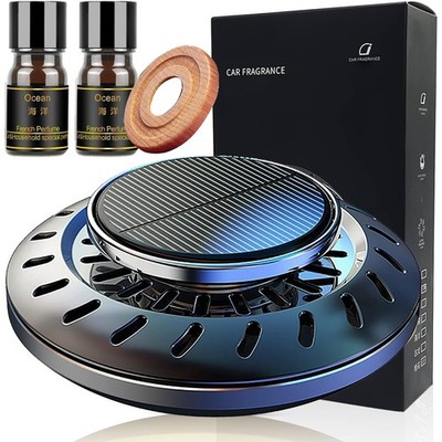 Auto Lufterfrischer,Solar Auto Duft,KFZ Aromatherapie Diffusor Aroma Diffuser