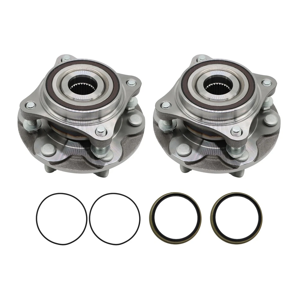 Pair Front Wheel Hub Bearing Assembly For Toyota Tacoma 4runner Lexus GX460 6Lug - Изображение 3 из 4