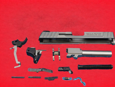 Smith & Wesson SD40VE .40 S&W 3.75'' Stainless Slide & Lower Parts Kit USED