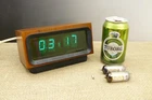 ELEKTRONIKA - G9.02 . USSR /Russian VFD Nixie Tube clock + 2 Nixie Tubes (651)