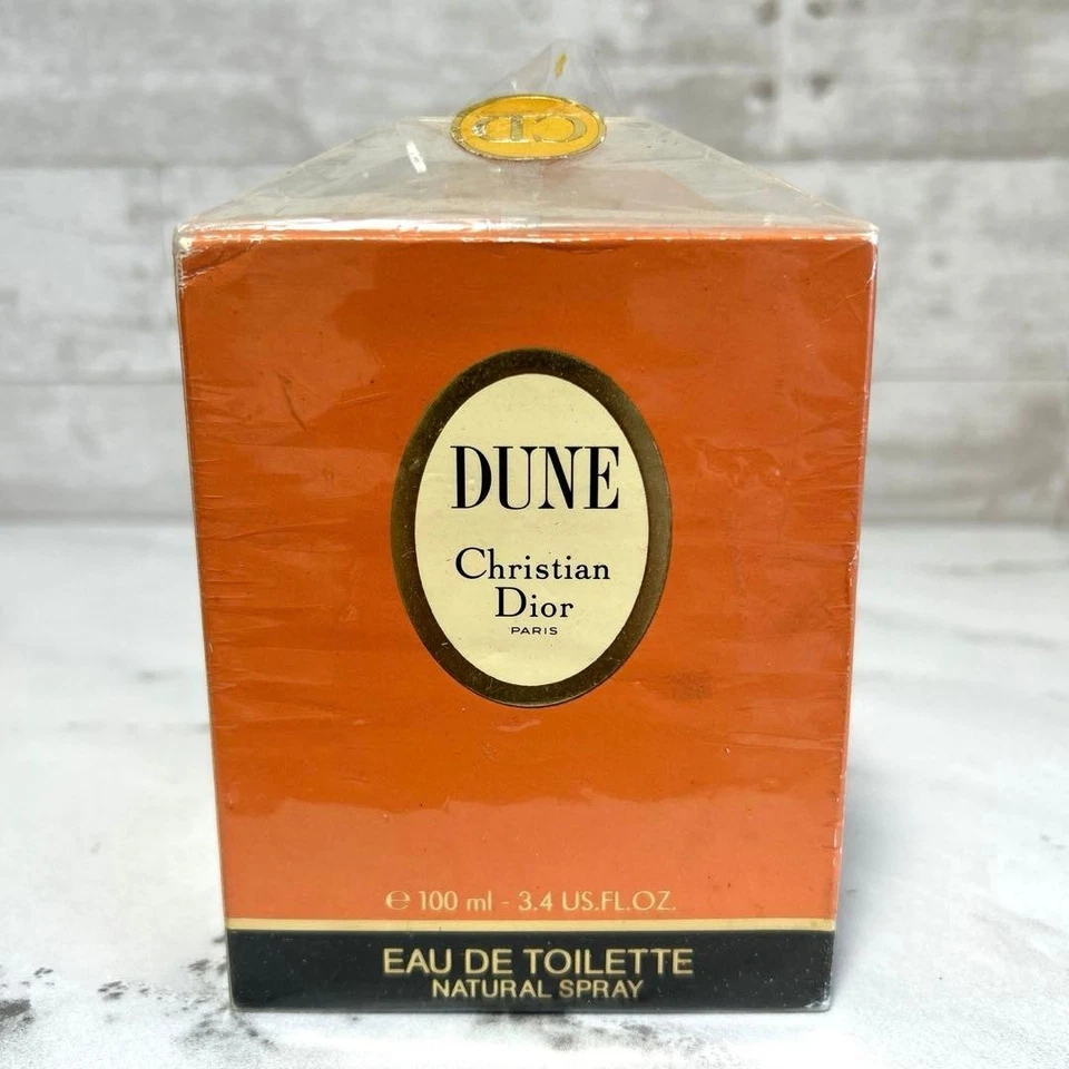 Rare NEW Christian Dior Dune Eau de Toilette EDT 100ml/3.4fl oz Sealed w/BOX JP - image 2 of 4