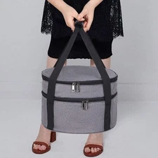 Casserole Carrier,Insulated Pie Carrier with Lid and Handle,Pie Carrier