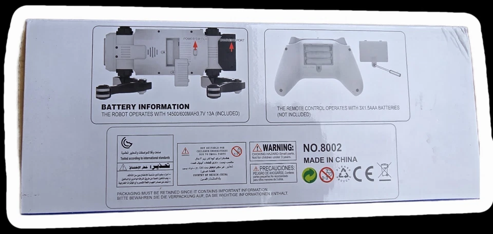 Robot de control remoto perro juguete inteligente interactivo RC robótico cachorro para niños 3+ años Foto 3 de 4
