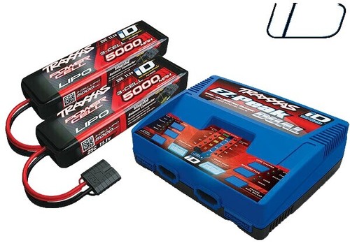 Traxxas 2889X - Power Cell 4S 14.8V LiPo Battery, 25C 5000mAh, iD