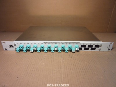 OSI H 672959-001 Aluminum terminal box / for fiber optics 19'', 1 HU - EMPTY