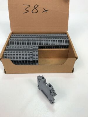 38x Terminal Block 4mm² Woertz Grey 3424GR EAN 7611718201530