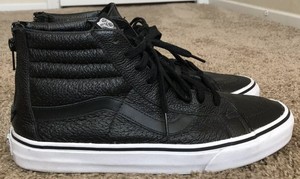 vans with leather back