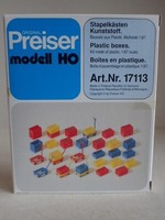 Preiser StapelkäSten Karren Verschieden Farben Bausatz ZubehöR 17113 H0 Ovp 1:87