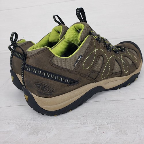 Keen Women's Shasta Hiking Waterproof Non-Marking Brown Green Shoes Size 9 - Picture 10 of 17
