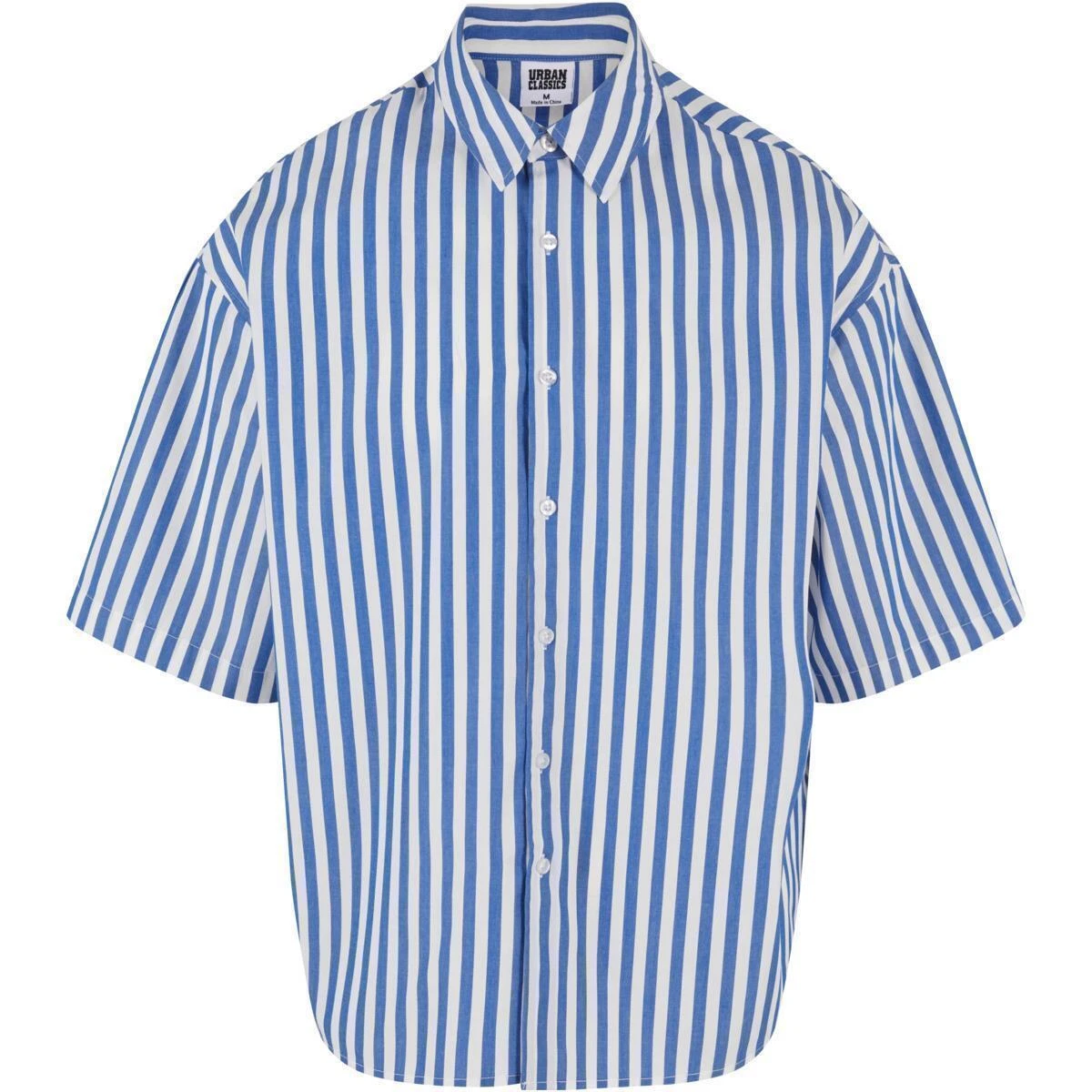 Urban Classics Striped Short Sleeve Summer Shirt Men