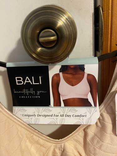 BRAND NEW WOMEN'S SIZE LARGE BALI BEAUTIFULLY YOU WIRELESS BRA - Picture 6 of 11
