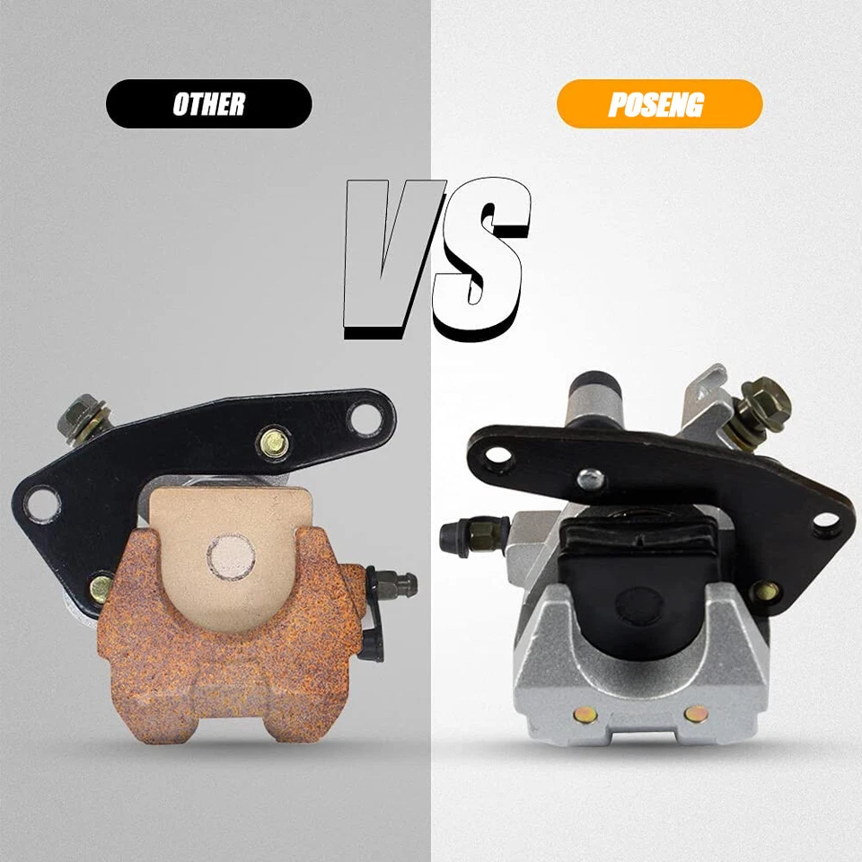 Front Brake Calipers For Yamaha Grizzly 350 400 450 Wolverine 350 450 Kodiak 400 - Image 4 of 4