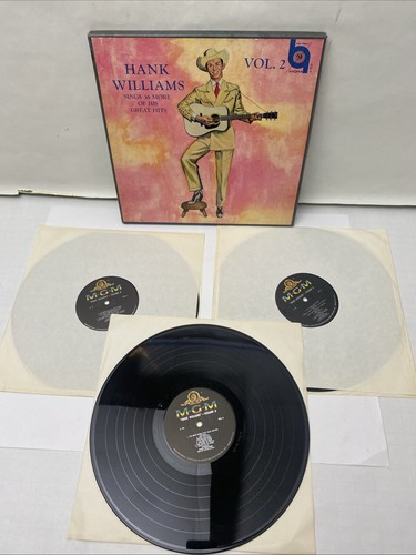 HANK WILLIAMS: 36 more of his greatest hits MGM 12" LP 33 RPM