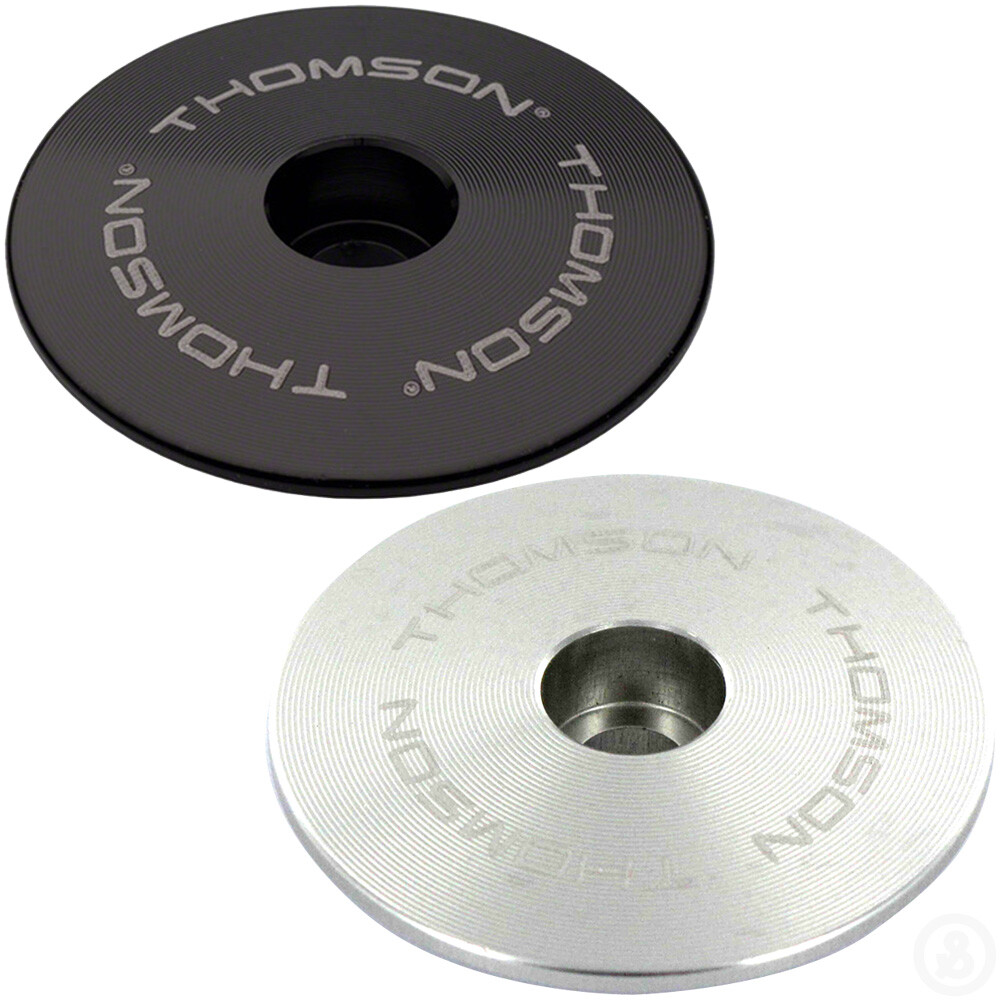 THOMSON Stem Headset Top Cap Silver or Black Road Bike MTB