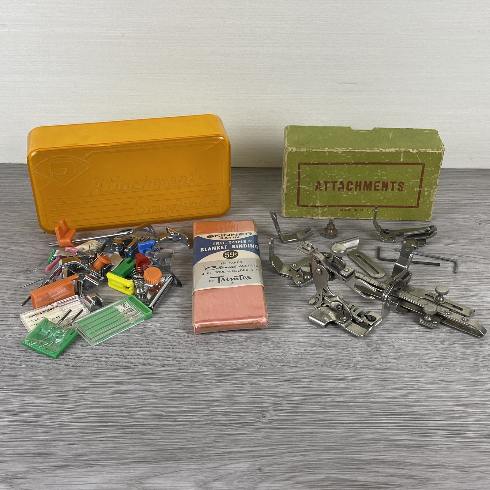 Sewing Machine Parts Bundle with Attachments, Tools, Needles, Including Singer Accessories-image