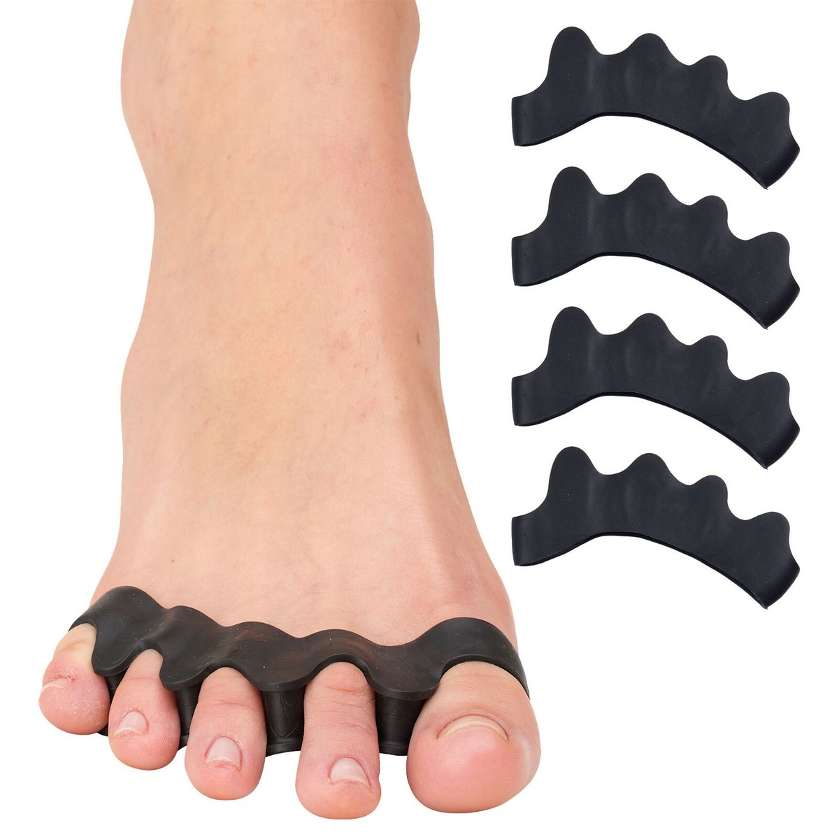 ZenToes Silicone Toe Separators Spacers Correct Hammertoe