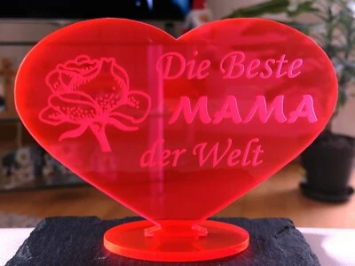 HERZ BESTE MAMA MUTTERTAG GESCHENK MAMA GEBURTSTAG LIEBE