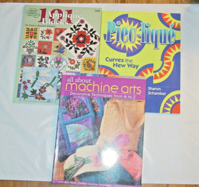Piec-lique-Shambler 101 Applique Blocks-Daniel All About Machine Arts
