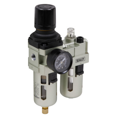 Sealey Luftfilter/Regler/Schmierstoffgeber Max Airflow 60cfm 1/4'' BSP Einlass SA106