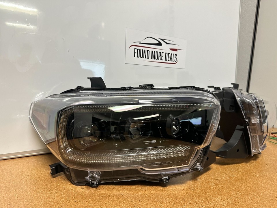 OLM Ranger Infinite Series LED Headlights with White DRL; Black
