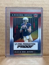 Sam Huard 2024 Leaf Football 1/1 Pre Production Proof