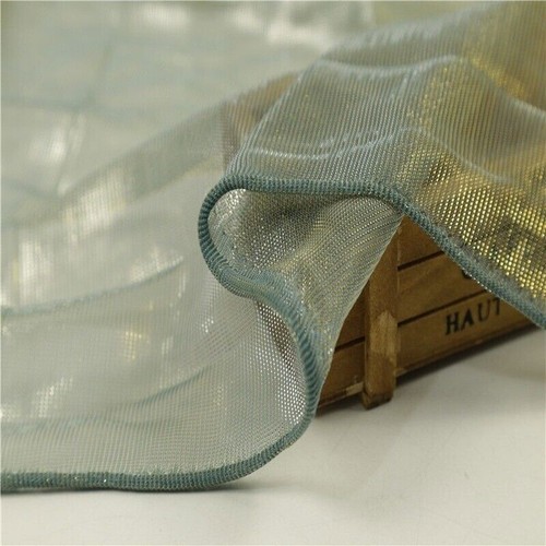 1M DIY Fairy Mesh Fabric Gauze Metallic Flashing Designer Dress Sewing Material - Picture 9 of 30