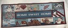 Table Runner Holidays-12 Month Calendar HOME SWEET HOME Country Tapestry 13”x35”