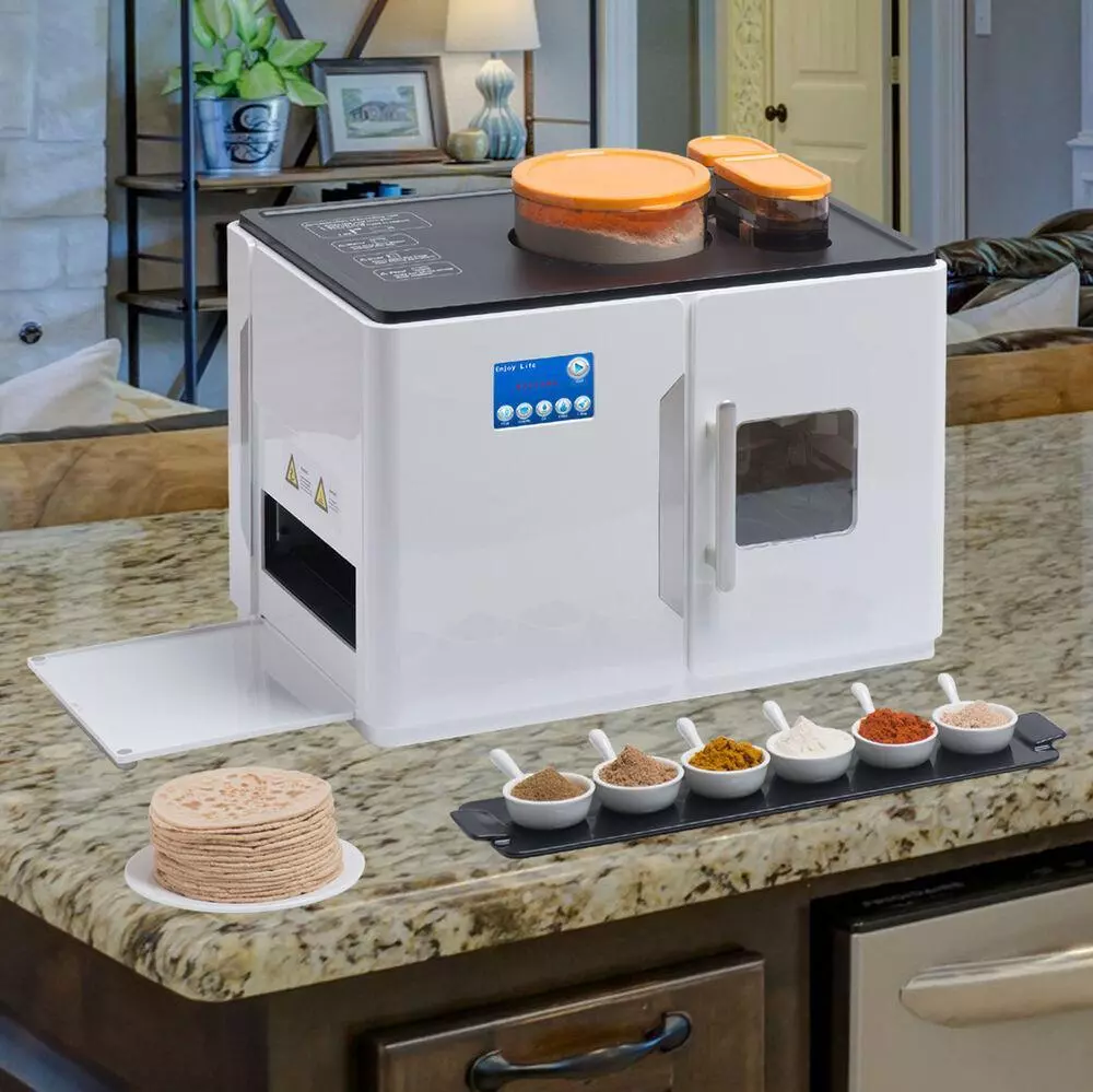 Automatic electric roti deals maker