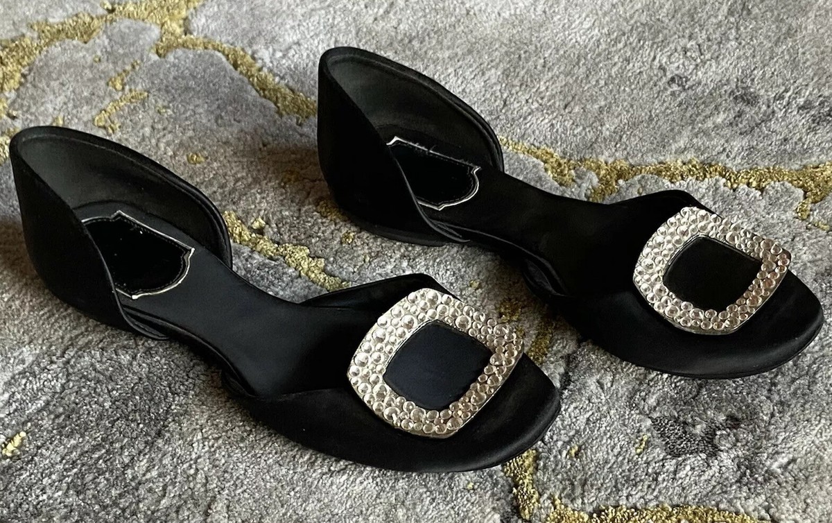 【Roger Vivier】Strass Buckle ベルベット エスパドリーユ ROGER VIVIER⚡️