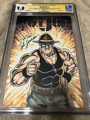 G.I. Joe 1 CGC 3XSS 9.8 Sgt Slaughter Original art sketch Remus remark | eBay