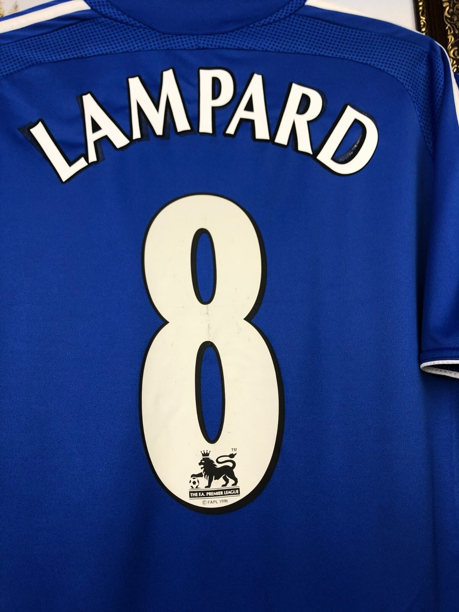 Chelsea Home football shirt 2006 Soccer #8 Lampard Adidas Jersey