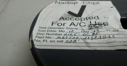 (508 Fuß) M27500-20SP1G23 20 AWG weiß geschirmtes Kabel Draht 2/C 19S/32 AWG 600 V - Bild 3 von 3
