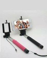 Selfie Stick Extendable Monopod Build-in Remote For Apple, Android Phone, Camera