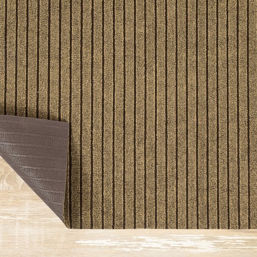 Area Rugs for Living Room or Bedroom, Brown Striped Carpet Runner Rug Indoor Mat - Picture 15 of 15