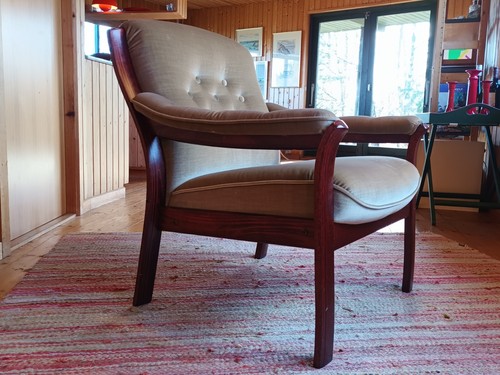 Chair Vintage 60er Retro Easy Chair Danish Modern Rosewood 70er 29 - Picture 17 of 17