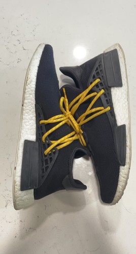 human race black with yellow laces
