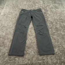 Kuhl Renegade Pants Mens 35x31 Gray Lightweight Stretch Chino Hiking Tag: 36x32