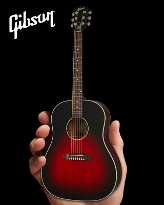 Slash Gibson J-45 Vermillion Burst Acoustic 1:4 Scale Mini Guitar Slash Gibson J-45 Vermillion Burst Acoustic 1:4 Scale Mini Guitar