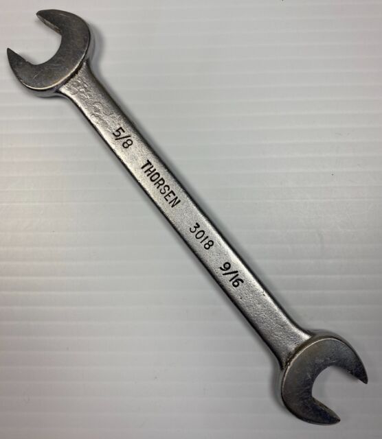 Vintage Thorsen Tools 3018 - 5/8" x 9/16" Open End Wrench Tool