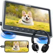 12" IPS Screen Car Headrest DVD Player TV HDMI AV-IN OUT USB Memory+Headphone