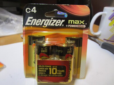 Energizer MAX C Alkaline Batteries 4 Ea (Pack of 4)