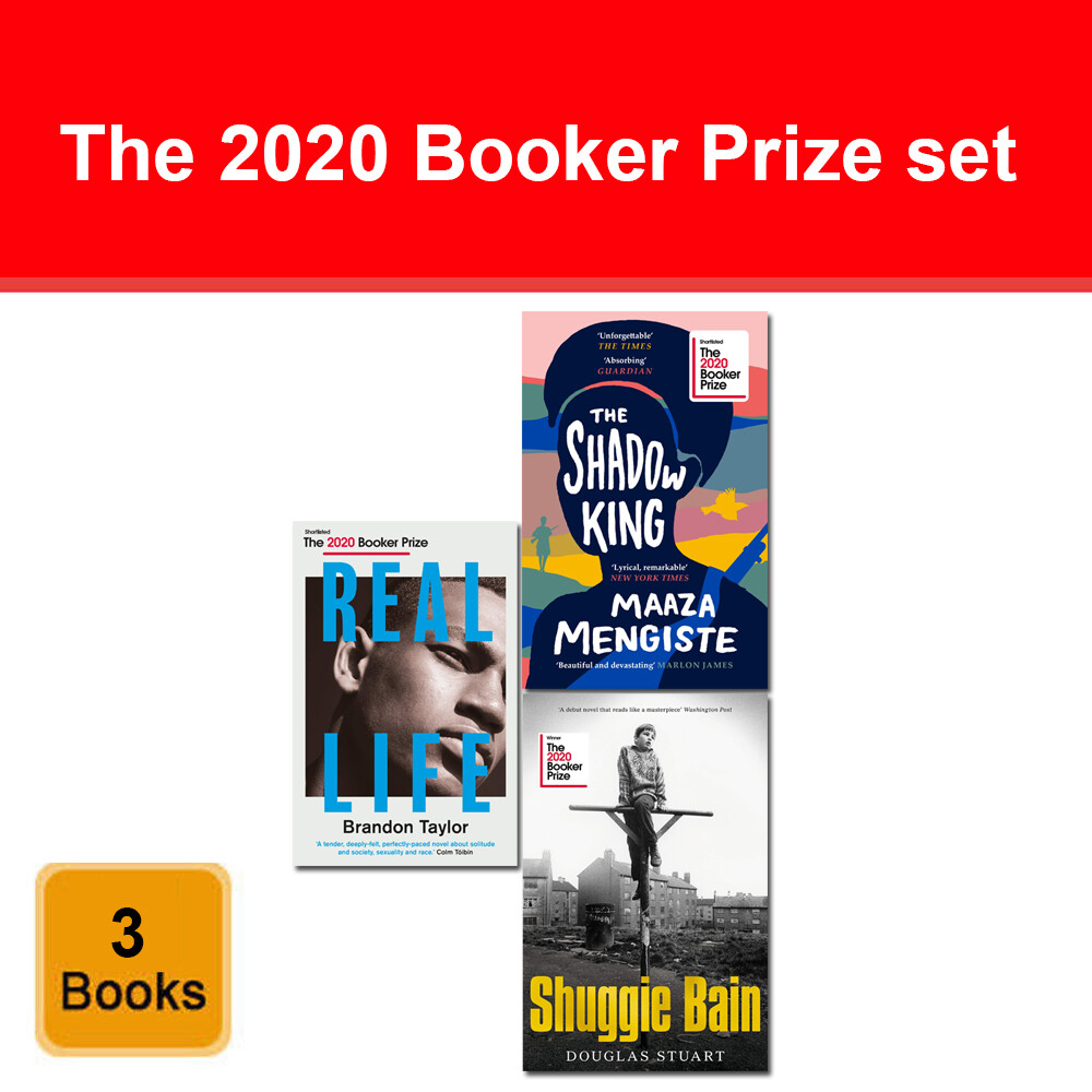 The 2020 Booker Prize collection 3 Books Set Real Life Shadow King Shuggie Bain