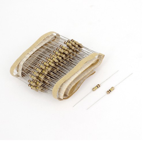 Confezione Da 10-100 Resistori In Film Di Carbonio 100K Ohm 1/2W 5% - Marca Yageo, Perfetti Per Fai Da Te Ed Elettronica