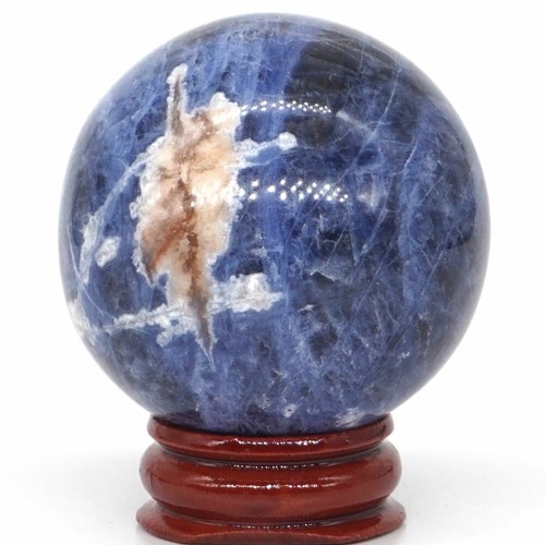 47-50mm Natural Blue Sodalite Crystal Reiki Healing Sphere Gemstone Ball - Picture 17 of 61